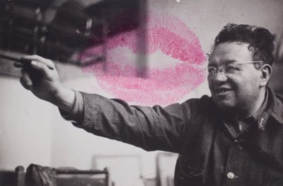Diego Rivera (in his studio at San Angel) by Unbekannt Unbekannt